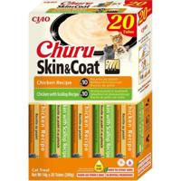 INABA Skin&Coat Chicken - Kattensnoepje - 20x14g