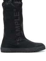 Off-White bottes Sample - Noir