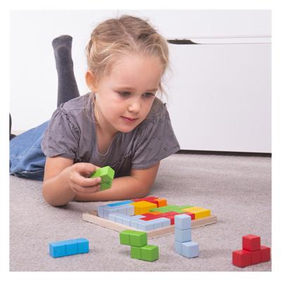 Bigjigs houten blokpuzzel patronen