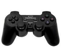 Esperanza EG102 game controller Zwart USB 2.0 Gamepad Analoog/digitaal PC, Playstation 3
