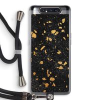 Terrazzo N°7: Samsung Galaxy A80 Transparant Hoesje met koord