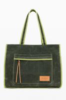 Shopper tas met groot vak - GREEN - U