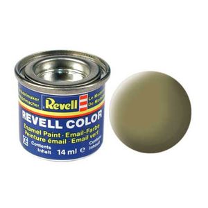 Revell Olive yellow, mat 14 ml-tin schaalmodel onderdeel en -accessoire Verf