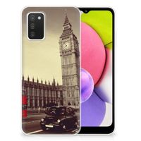 Samsung Galaxy A03S Siliconen Back Cover Londen - thumbnail