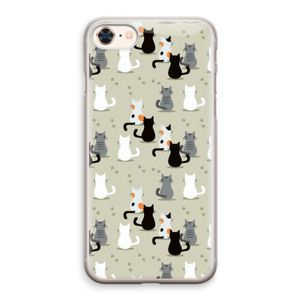 Katten: iPhone 8 Transparant Hoesje