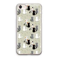 Katten: iPhone 8 Transparant Hoesje