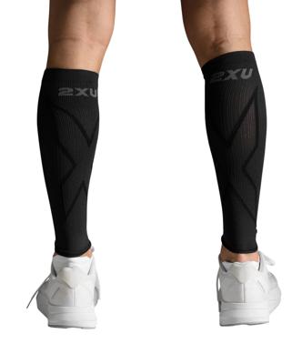 2XU X Compression Calf Sleeves Titanium/Black unisex L