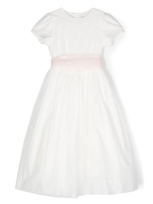 Il Gufo robe longue à détail de nœud - Blanc