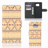 Samsung Galaxy S7 Edge Telefoon Hoesje Aztec Yellow - thumbnail