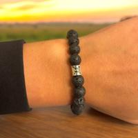 Tweeling Armband Lavasteen - Sieraden - Spiritueelboek.nl