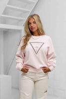 Guess Rachele Triangle Sweater Dames Roze - Maat M - Kleur: Roze | Soccerfanshop