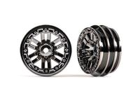 Traxxas - Wheels, 1.0 (black chrome) (2) (TRX-9768-BLKCR) - thumbnail