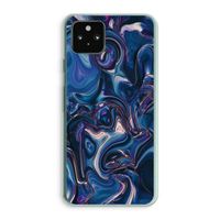Mirrored Mirage: Google Pixel 5a 5G Transparant Hoesje