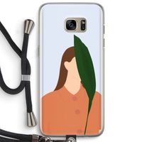 Leaf: Samsung Galaxy S7 Edge Transparant Hoesje met koord Leaf: Samsung Galaxy S7 Edge Transparant Hoesje met koord