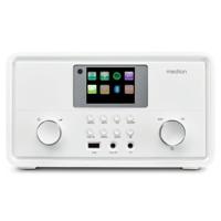 Internetradio - MEDION - DAB - Bluetooth - 2x10W RMS - Wit