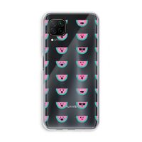Smiley watermeloenprint: Huawei P40 Lite Transparant Hoesje
