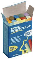 Giotto krijt Robercolor, doos met 10 krijtjes in geassorteerde kleuren - thumbnail