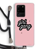 Girl Gang: Samsung Galaxy S20 Ultra Transparant Hoesje met koord
