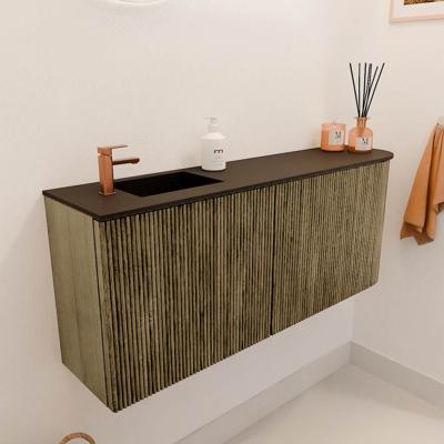 Toiletmeubel Mondiaz Joya | 101.6 cm | Meubelkleur Dusk | Faye wastafel Urban Links | 1 kraangat