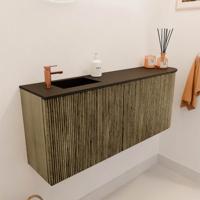 Toiletmeubel Mondiaz Joya | 101.6 cm | Meubelkleur Dusk | Faye wastafel Urban Links | 1 kraangat