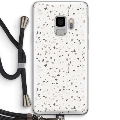 Terrazzo N°14: Samsung Galaxy S9 Transparant Hoesje met koord