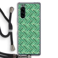 Moroccan tiles 2: Sony Xperia 5 Transparant Hoesje met koord