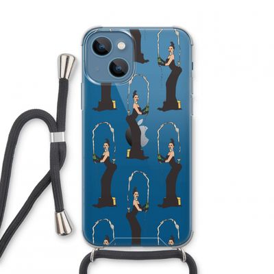 Pop Some Kim: iPhone 13 mini Transparant Hoesje met koord