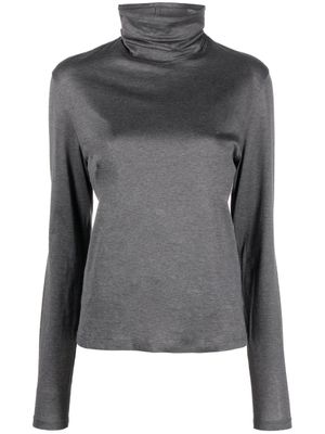 Saint Laurent Pre-Owned t-shirt à col roulé (années 2000) - Gris