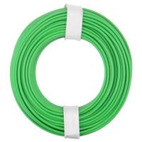 Donau Elektronik 175-014 Draad LiY 1 x 0.75 mm² Groen 1 stuk(s)