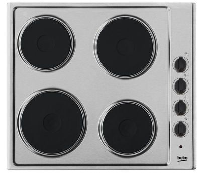 BekoHIGE64100X Elektrische kookplaat Grijs