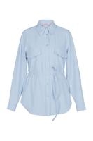 Bodil bonded jacket - pastel blue - 13575