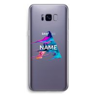 Abstract Spectrum: Samsung Galaxy S8 Plus Transparant Hoesje