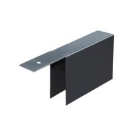 U-profiel zwart 100 mm Tuindeco - Tuindeco
