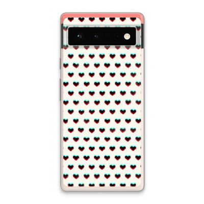 Hartjes: Google Pixel 6 Transparant Hoesje