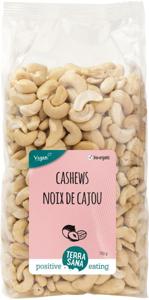 Terrasana Cashewnoten ongeroosterd zonder zout bio