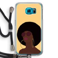 Golden hour: Samsung Galaxy S6 Transparant Hoesje met koord