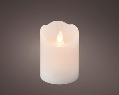 Led kaars wax vlam verlichting 10 cm wit