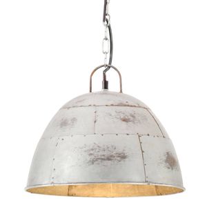 VidaXL Hanglamp industrieel vintage rond 25 w e27 31 cm zilverkleurig