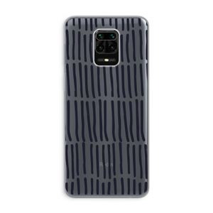 Moroccan stripes: Xiaomi Redmi Note 9 Pro Transparant Hoesje