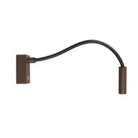 BW0008 LED-wandlamp flex 3W 2700K Dimbaar Bruin/Zwart