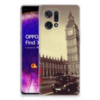 OPPO Find X5 | Silliconen Back Cover | Londen