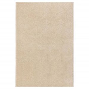 Vloerkleed kortpolig 200x290 cm beige