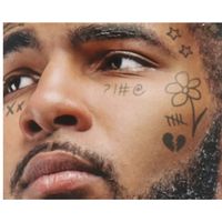 Carnaval verkleed nep tattoo set - gangster rapper thema - volwassenen - thumbnail