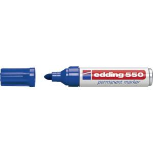 Edding edding 550 4-550003 Permanent marker Blauw Watervast: Ja