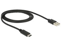 DeLOCK 83600 USB-kabel 1 m USB 2.0 USB C USB A Zwart - thumbnail