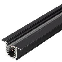 3-fase spanningsrails XTSF inbouw - Zwart