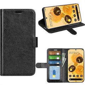 Google Pixel 7 Wallet Case met Magnetische Sluiting - Zwart