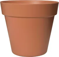 Easyday bloempot smile recht 29x25,8 cm terra