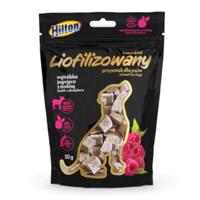 HILTON Freeze-dried treats with lamb liver and raspberries - traktatie voor hond - 50g