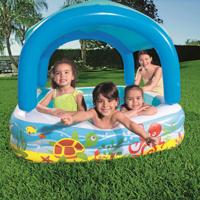 Bestway speelzwembad met overkapping 140x140x114 cm blauw 52192 Bestway speelzwembad met overkapping 140x140x114 cm blauw 52192